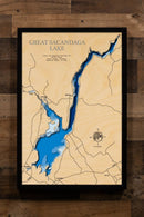 Great Sacandaga Lake in New York by Horn Dog Maps