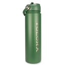 Green Cork Sleeve Bottle with Flip Straw Lid | 25oz by Yoloha Yoga