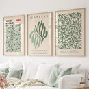 William Morris Sage Green Botanical Poster Set by Wall Art Set