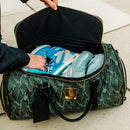 Green Camo Weekender Duffle Bag