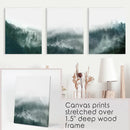 Large Foggy Forest Wall Art Set. Scandinavian Decor by Wall Art Set
