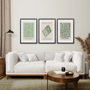 Sage Green Matisse Art Print Set of 3 Piece by Wall Art Set