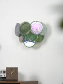 Green Murano Disc Wall Sconce