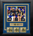 Draymond Green Klay Thompson Steph Curry Warriors Finals 8x10 Framed Photo with Engraved Autographs by Dynasty Sports & Framing