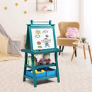 3 in 1 Double-Sided Storage Art Easel-Brown by LJGDeals