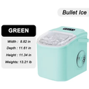Portable Countertop Ice Maker Machine – Fast Ice Making, 2 Ice Sizes by 2Dropme