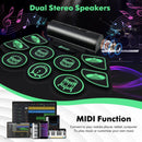 Electronic Drum Set with 2 Build-in Stereo Speakers for Kids by LJGDeals