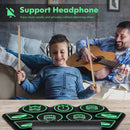Electronic Drum Set with 2 Build-in Stereo Speakers for Kids by LJGDeals