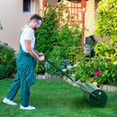 Metal Lawn Roller with Detachable Gripping Handle by LJGDeals