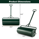 Metal Lawn Roller with Detachable Gripping Handle by LJGDeals