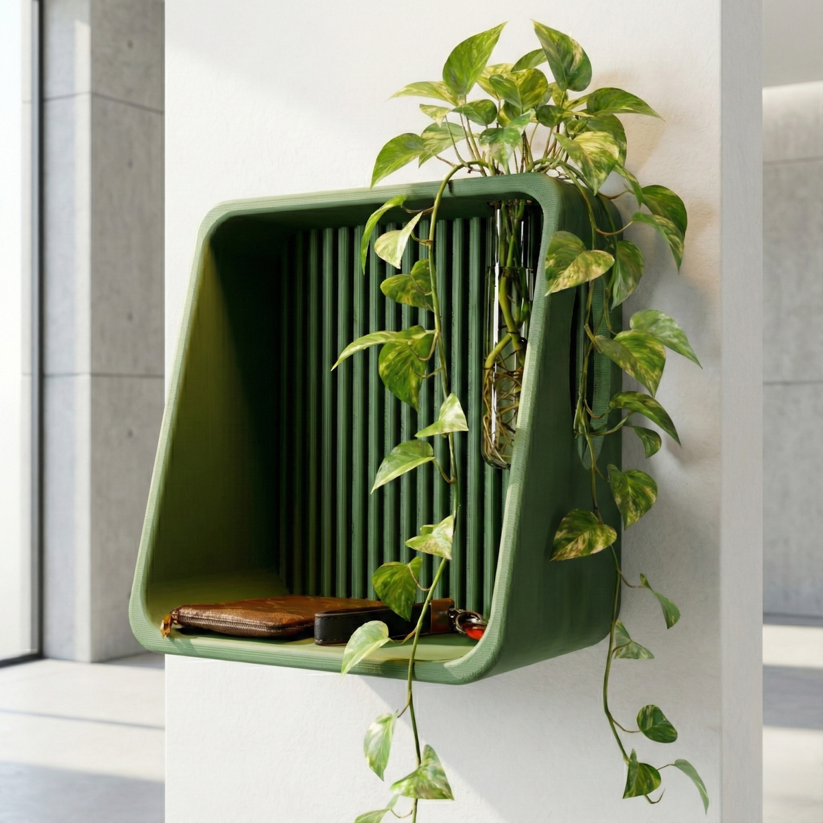 Modern Floating Wall Shelf, Propagation or Reed Diffuser, photo 2 of 20