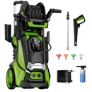 Electric Pressure Washer 4500 PSI 3.2 GPM w/ Foam Cannon Hose Reel by 2Dropme