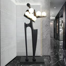 Greeter Sculpture Figure Floor Lamp
