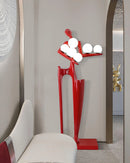 Greeter Sculpture Figure Floor Lamp