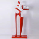 Greeter Sculpture Figure Floor Lamp