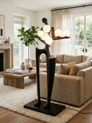 Greeter Sculpture Figure Floor Lamp