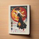"Greetings at Halloween" Antique Greeting Card