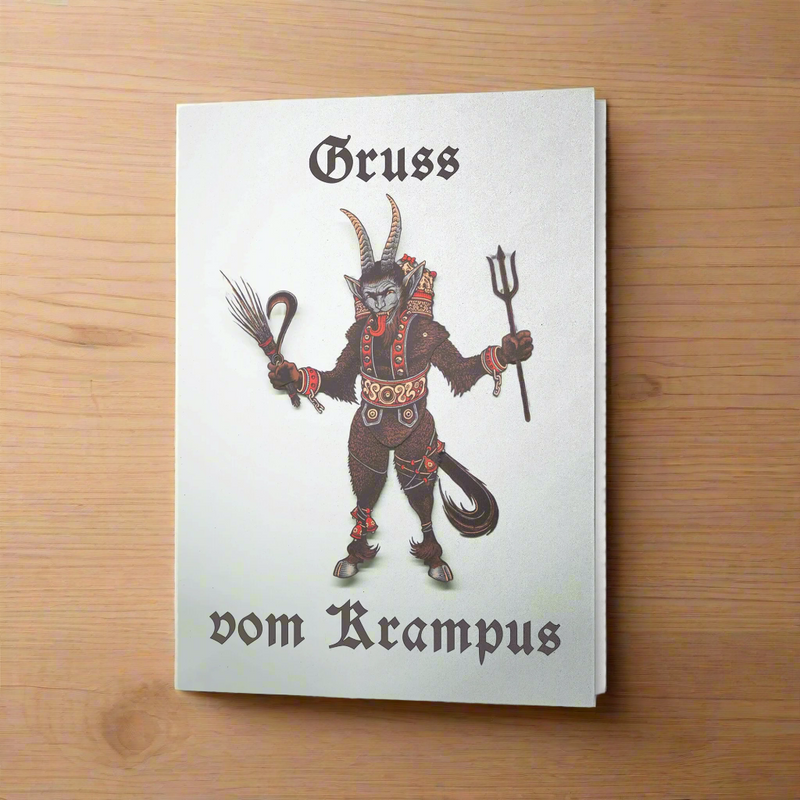 "Greetings from Krampus" Holiday Greeting Card