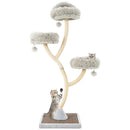 70 Inch Tall Cat Tree 4-Layer Cat Tower with 3 Perches and Dangling Balls by LJGDeals