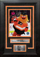 Gritty Philadelphia Flyers 8" x 10" Framed Hockey Mascot Photo with Engraved Autograph by Dynasty Sports & Framing