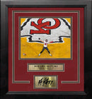Rob Gronkowski Super Bowl LV End Zone Tampa Bay Buccaneers 8x10 Framed Photo with Engraved Autograph by Dynasty Sports & Framing