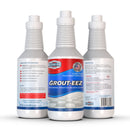 12 Quart Bottles Of Grout-eez With 2 Grout Brushes