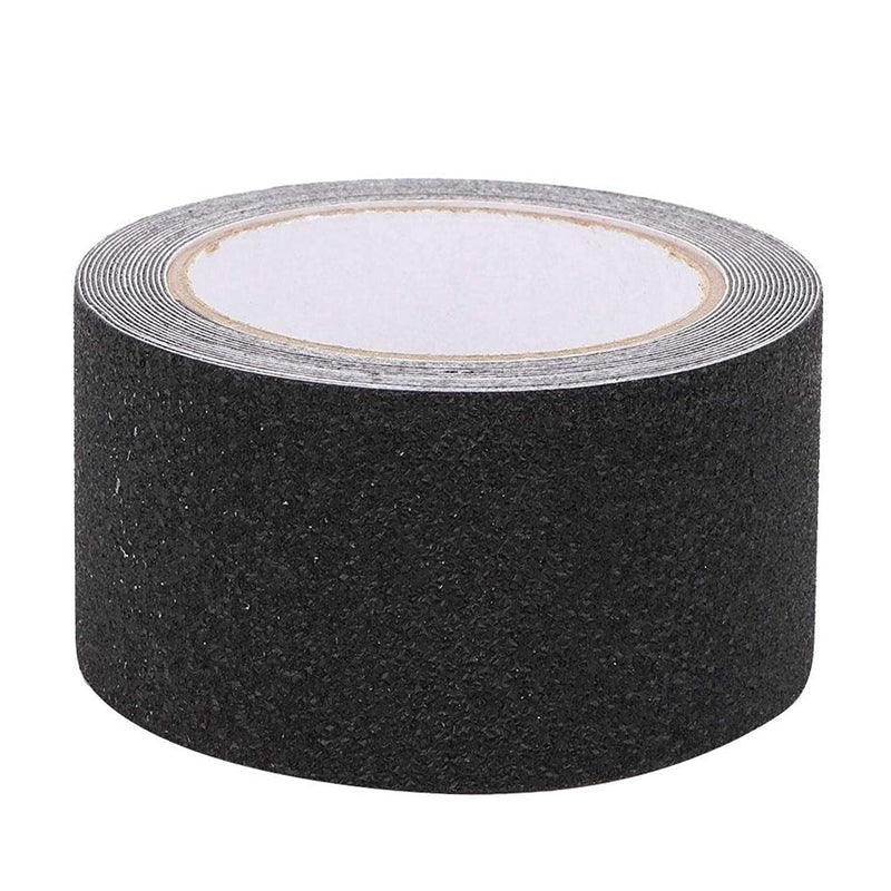Non-Slip Grip Tape - Waterproof Non-Skid Adhesive Tape For Stairs - 4"X35' Roll, Black