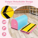 Gymnastics Vaulting Box with Detachable Mat Carrying Handle for Kids by LJGDeals