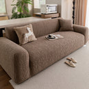 Elastic Stretch Sofa Cover Slipcover, Soft Plush Bubble Textured Jacquard Couch Cover