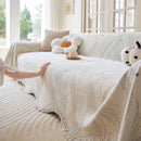 Soft Jacquard Sofa Cover for Dogs, Boho Chenille Sofa Slipcover for Pets Washable by Slipcover KAS™