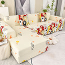 Boho Printed Sofa Slipcover, Stretch Furniture Protector for Sectional L-Shaped Sofa by Slipcover KAS™