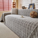 Textured Plaid Couch Throw Cover, Modern Decorative Sectional Furniture Covers by Slipcover KAS™