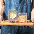 GobekUsa Glass Drinkware Cup Set - Durable Coffee Mug, Tea, Juice, Cocktail, Whiskey Glass