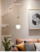 GobekUsa Glass Ball LED Wall Lights Modern Nordic Indoor Sconces for Living Dining Bedroom