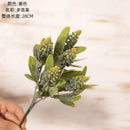 GobekUsa Doluo Fruit Grass Simulation Flower Wedding Decor Fake Green Plants Bouquet