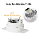 GobekUsa Adjustable Recessed LED Ceiling Downlight for GU10/MR16/MR11 Bulbs