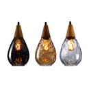 GobekUsa Glass Wooden Pendant Lamp: Modern Creative Hanging Lighting for Living Room, Restaurant, Bar.