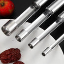 GobekUsa Fruit Core Remover Slicer Knife, Stainless Steel Apple Pear Date Twister