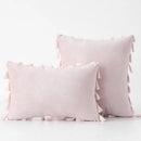 GobekUsa Boho Tassel Fringe Orange Pillow Covers Pack for Home Decor
