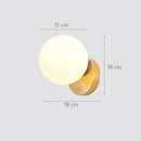 GobekUsa Glass Ball Wall Lamp: Modern Minimalist Nordic Style, Luxury Bedroom Lighting