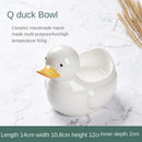 GobekUsa Duck Ceramic Dessert Bowl Snack Sushi Storage Breakfast Bowl