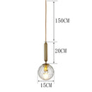 GobekUsa LED Pendant Lights Modern Hanging Lamp for Dining Room and Bar