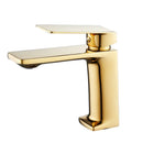 GobekUsa Gold Basin Faucet: Modern Mixer Tap for Bathroom Sink, Hot & Cold Water Control