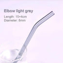 GobekUsa Glass Straws Set - Eco-Friendly Reusable Colorful Drinking Tubes