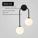 GobekUsa Gold Glass Ball Wall Sconce | Modern Nordic Bedside Lighting for Bedroom