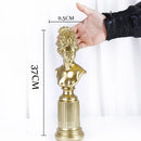 GobekUsa Gold Resin Sculpture | Nordic Luxury Technology Decor for Home & Office