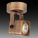 GobekUsa Industrial Mini Ceiling Spotlights - Retro Adjustable Bronze Lamps
