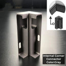GobekUsa LED Skirting Line Strip Light Aluminum Profile with Milky Cover - 1-10pcs/Lot