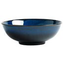 GobekUsa Japanese Blue Ceramic Tableware Set - Rice Bowl, Plate, Spoon, Udon Ramen Bowl, Soup Dish