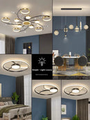 GobekUsa LED Chandelier: Modern Whole House Indoor Lighting for Bedroom, Living Hall, and Dining Room